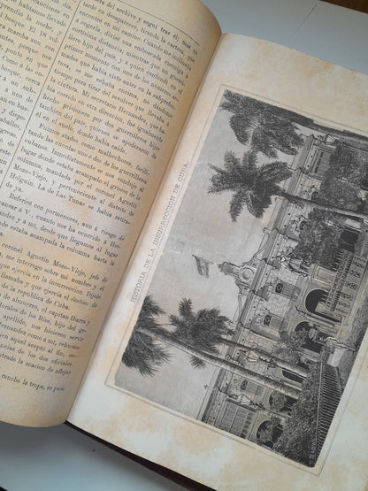 HISTORIA DE LA INSURRECCIÓN DE CUBA (COMPLETA 2 TOMOS) - EMILIO A. SOULÈRE (TIP. JUAN PONS, 1879-80)