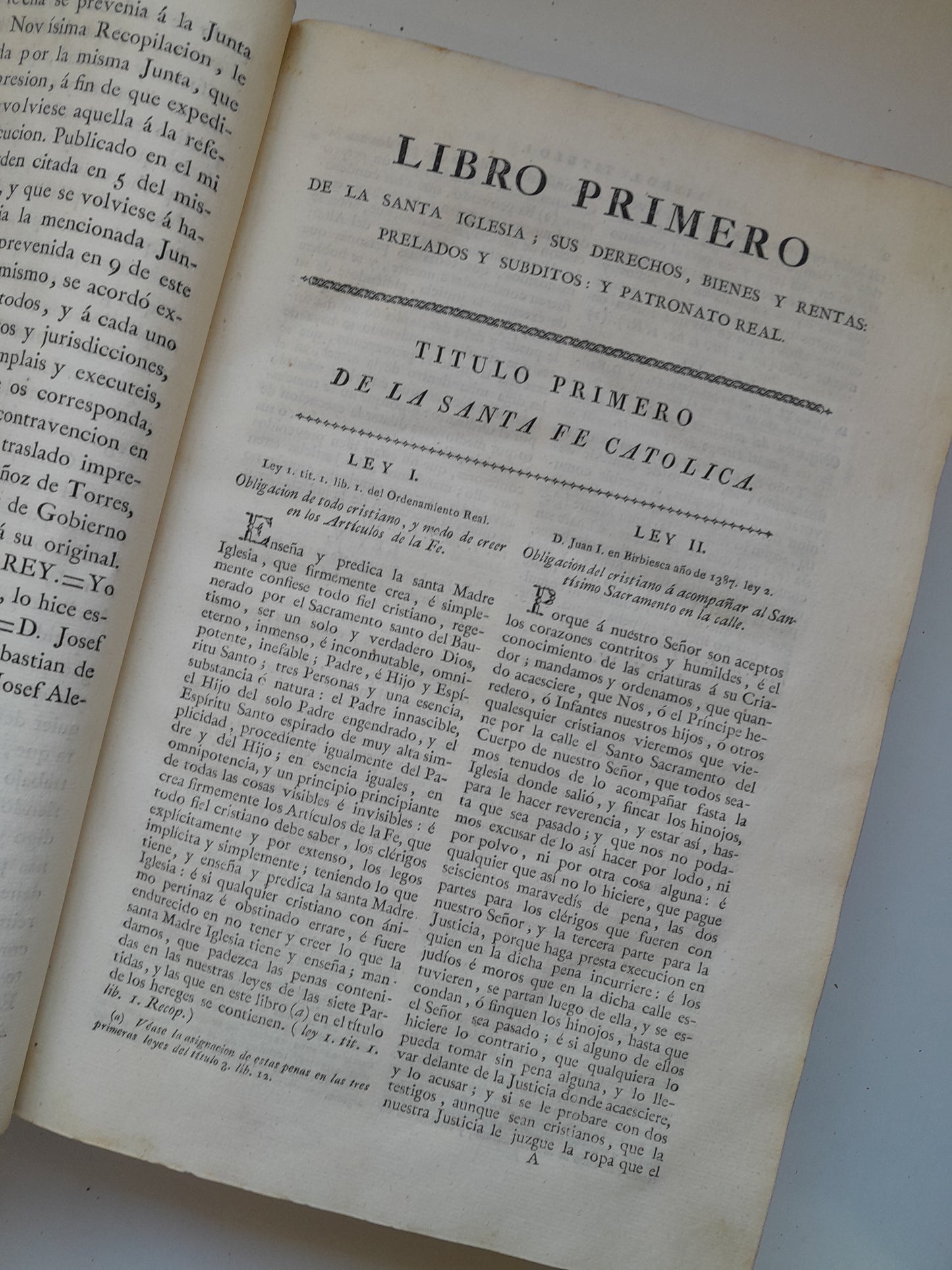 NOVÍSIMA RECOPILACIÓN DE LAS LEYES DE ESPAÑA (COMPLETA 3 TOMOS) - (1805)