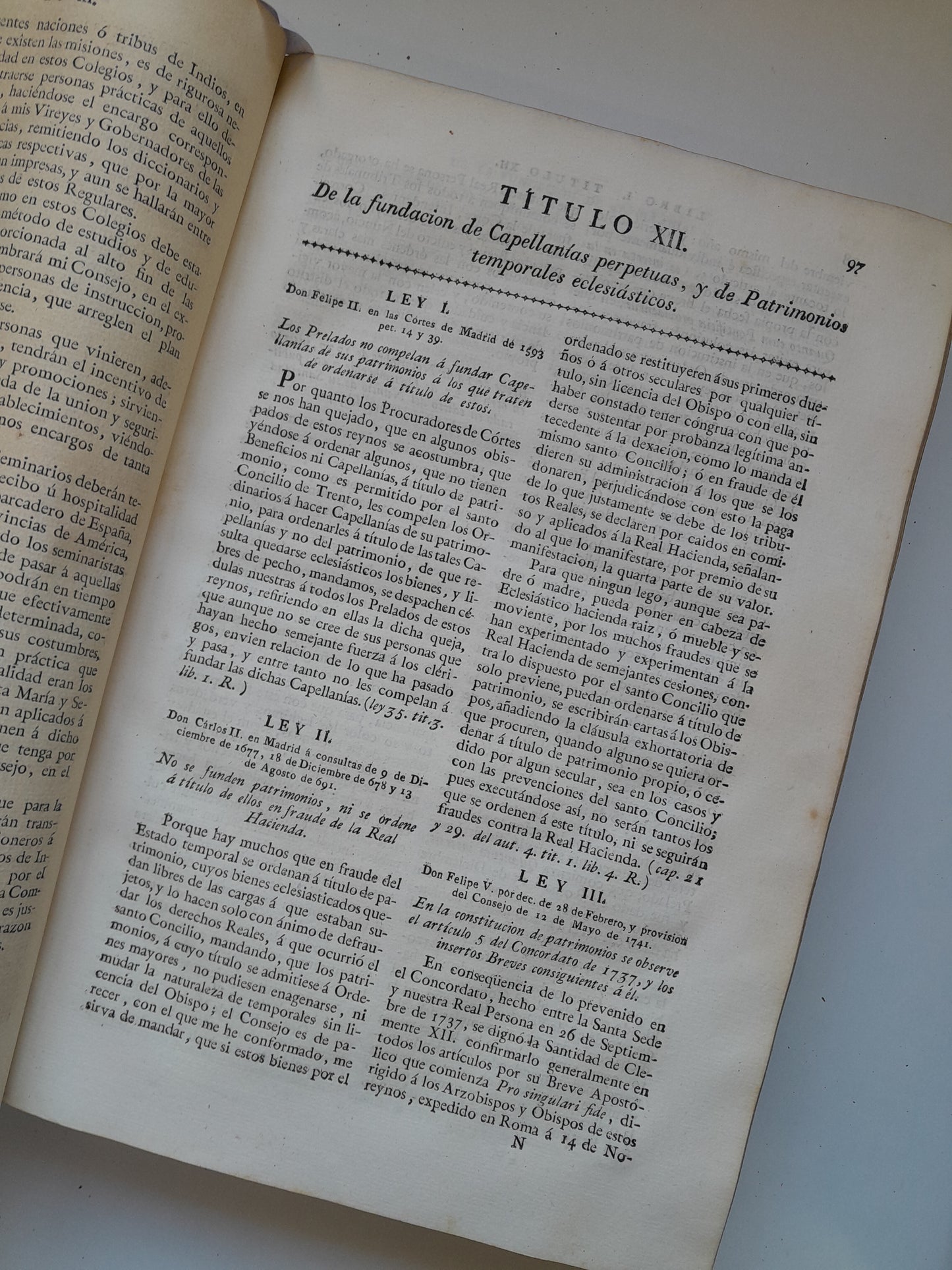 NOVÍSIMA RECOPILACIÓN DE LAS LEYES DE ESPAÑA (COMPLETA 3 TOMOS) - (1805)