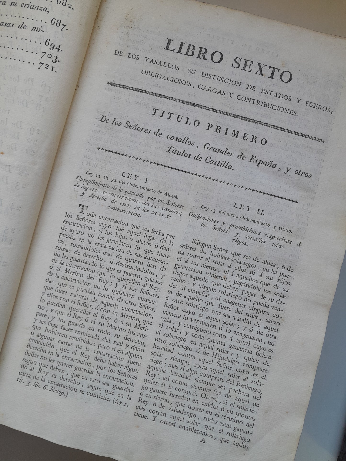 NOVÍSIMA RECOPILACIÓN DE LAS LEYES DE ESPAÑA (COMPLETA 3 TOMOS) - (1805)