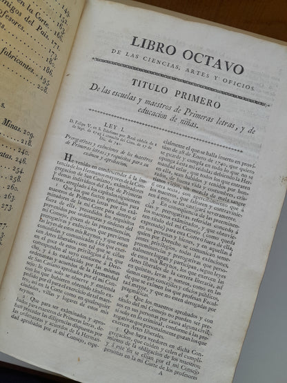 NOVÍSIMA RECOPILACIÓN DE LAS LEYES DE ESPAÑA (COMPLETA 3 TOMOS) - (1805)