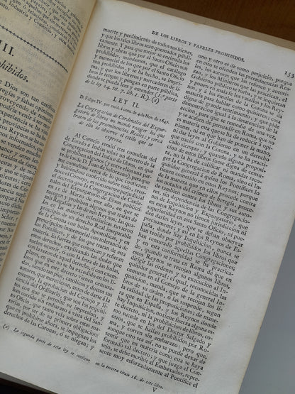 NOVÍSIMA RECOPILACIÓN DE LAS LEYES DE ESPAÑA (COMPLETA 3 TOMOS) - (1805)