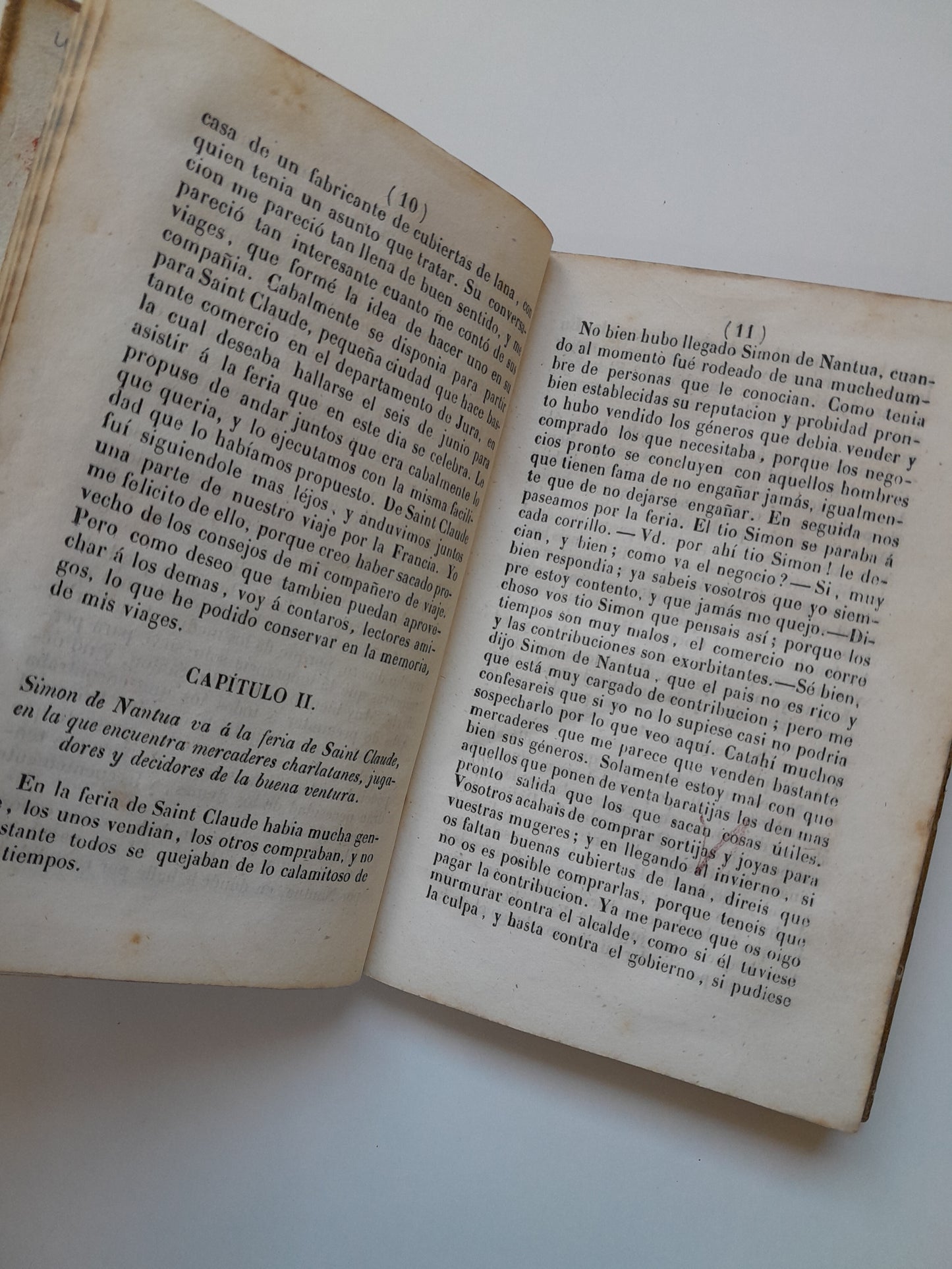 SIMÓN DE NANTUA O EL MERCADER FORASTERO - P. DE JUSSIEU (IMP. JUAN GASPAR, 1849)