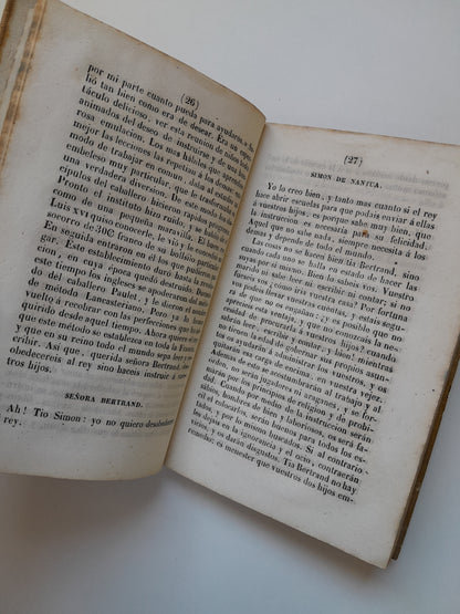 SIMÓN DE NANTUA O EL MERCADER FORASTERO - P. DE JUSSIEU (IMP. JUAN GASPAR, 1849)