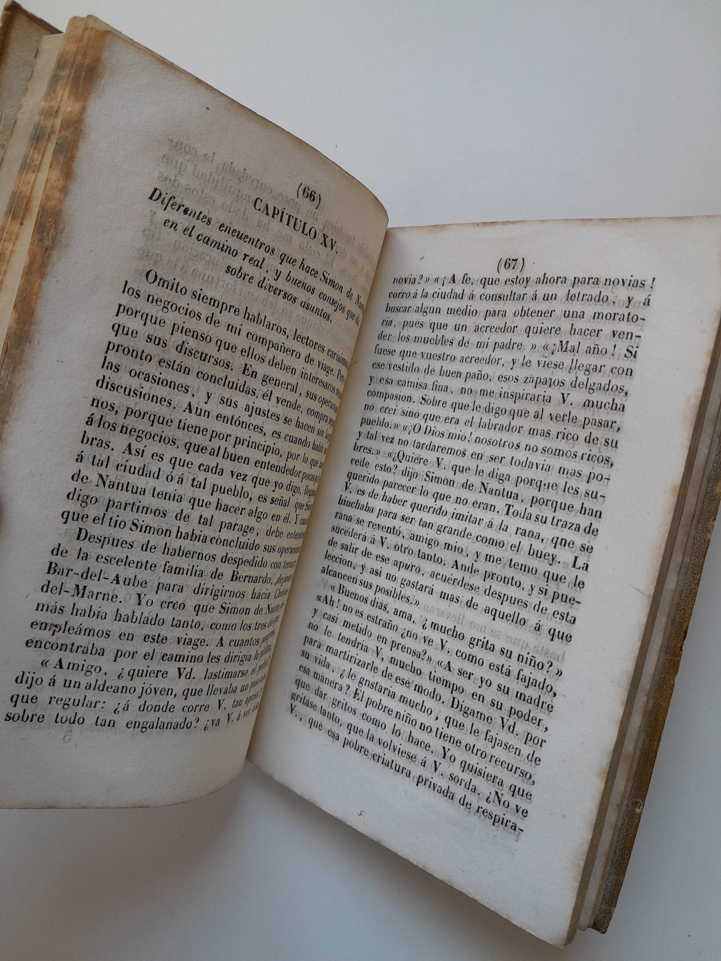 SIMÓN DE NANTUA O EL MERCADER FORASTERO - P. DE JUSSIEU (IMP. JUAN GASPAR, 1849)