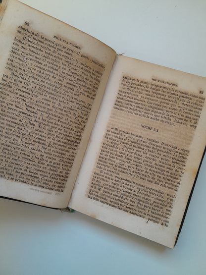 LAS MIL Y UNA NOCHES (COMPLETA 3 TOMOS) - GALLAND (TIP. P. MELLADO, 1846)