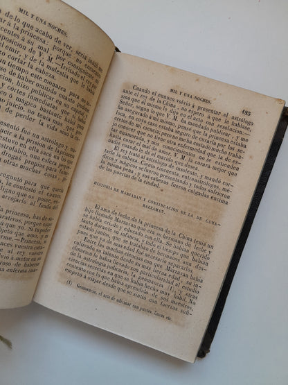 LAS MIL Y UNA NOCHES (COMPLETA 3 TOMOS) - GALLAND (TIP. P. MELLADO, 1846)