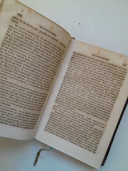 LAS MIL Y UNA NOCHES (COMPLETA 3 TOMOS) - GALLAND (TIP. P. MELLADO, 1846)