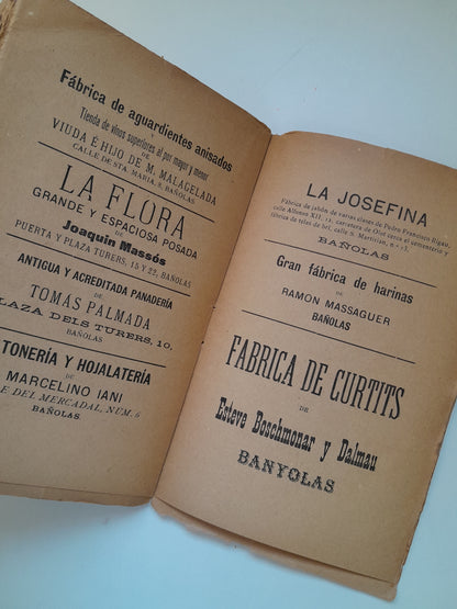 CALENDARI-GUÍA DE BANYOLES I SA COMARCA PER L'ANY DEL SENYOR 1891 (LA RENAIXENSA, 1890)