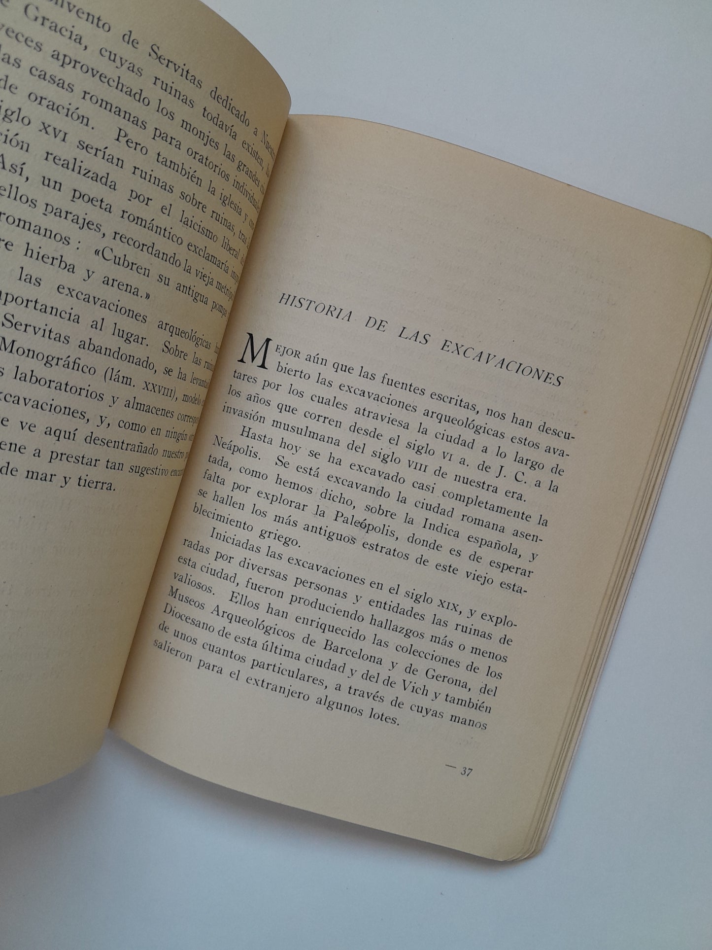 AMPURIAS. GUÍA DE LAS EXCAVACIONES - MARTÍN ALMAGRO (DIP. PROVINCIAL DE BARCELONA, 1943)