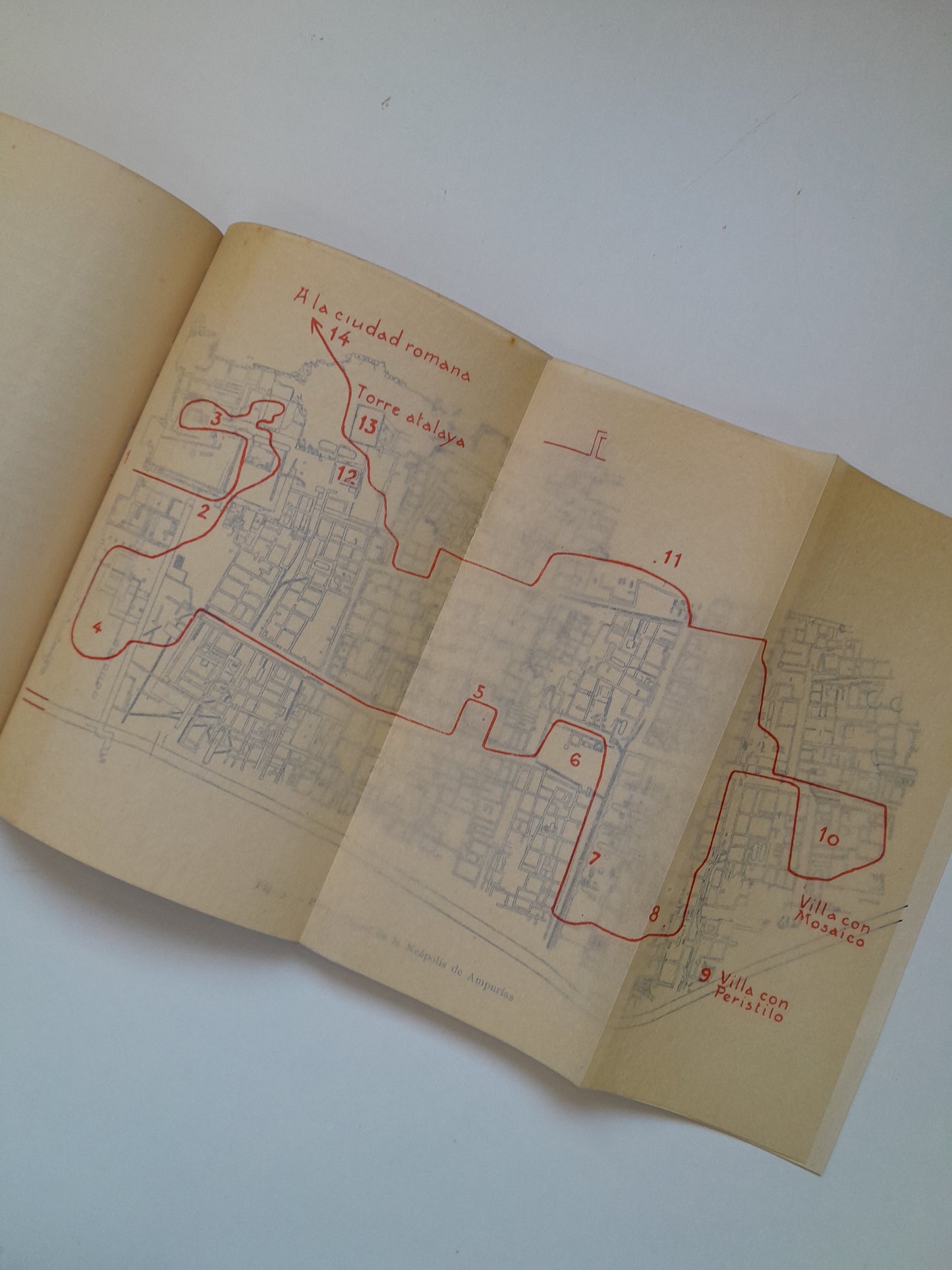 AMPURIAS. GUÍA DE LAS EXCAVACIONES - MARTÍN ALMAGRO (DIP. PROVINCIAL DE BARCELONA, 1943)