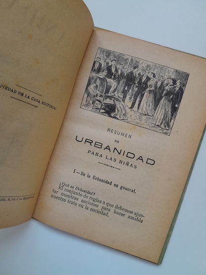 RESUMEN DE URBANIDAD PARA LAS NIÑAS - PILAR PASCUAL DE SANJUÁN (HIJO DE PALUZÍE, 1923)