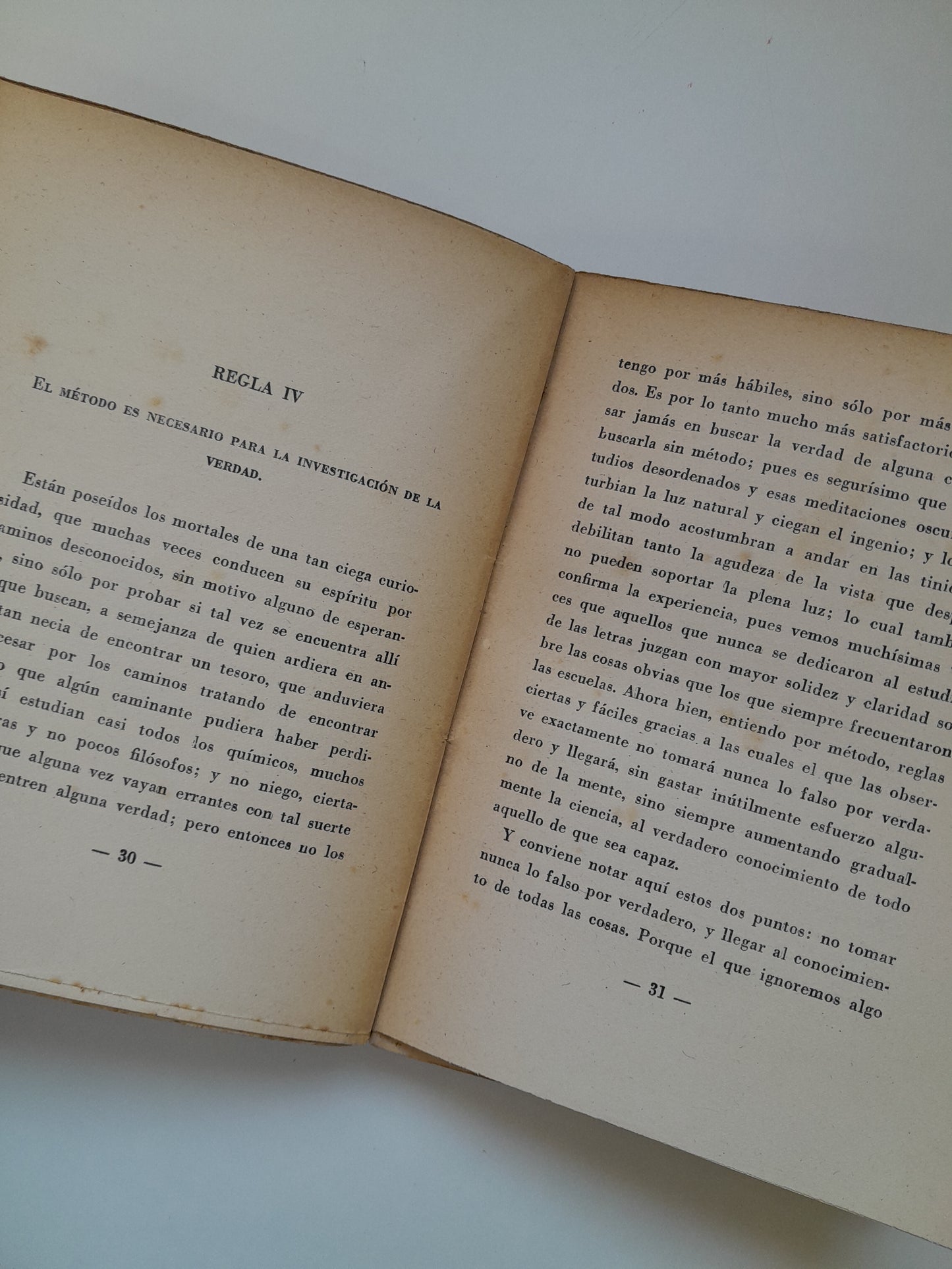 REGLAS PARA LA DIRECCIÓN DEL ESPÍRITU - DESCARTES (REVISTA DE OCCIDENTE, 1935)