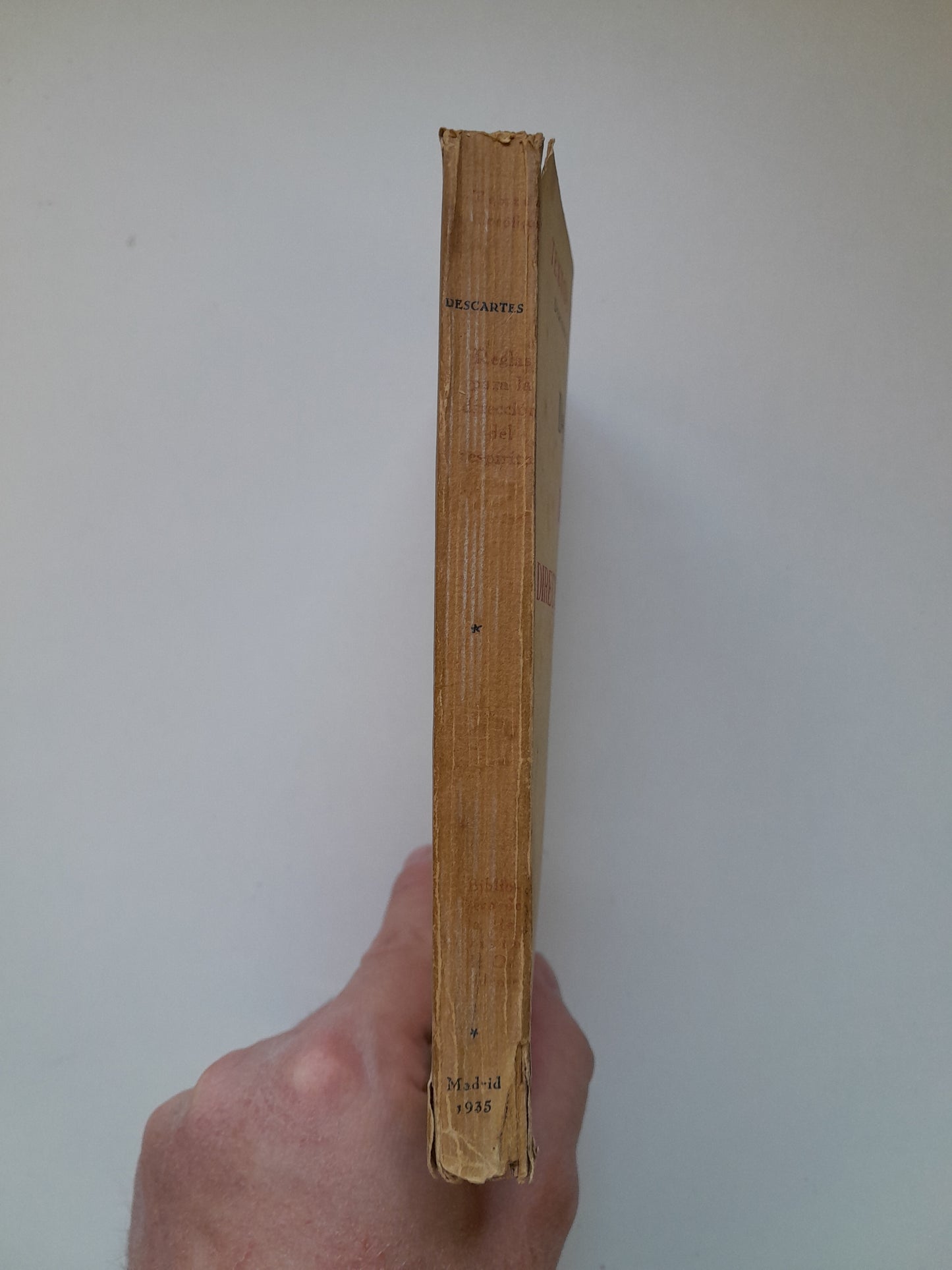 REGLAS PARA LA DIRECCIÓN DEL ESPÍRITU - DESCARTES (REVISTA DE OCCIDENTE, 1935)