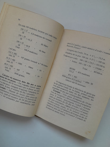 GUIA PRÀCTIC PER AL TEIXIDOR MECÀNIC - EMILI RIERA (BIB. INDUSTRIA TEXTIL, 1925)
