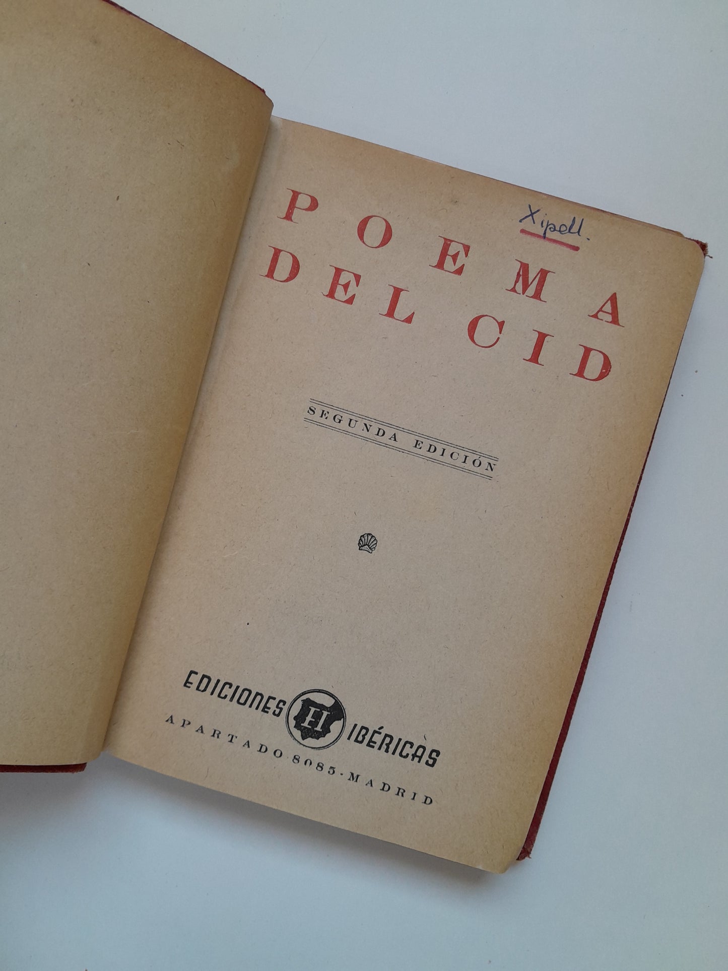 POEMA DEL CID (EDICIONES IBÉRICAS, 1944)