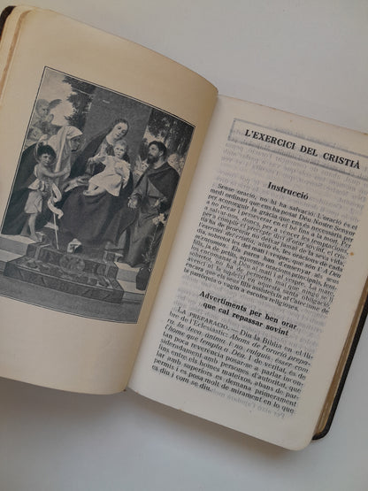 GUIA DEL CRISTIÀ. DEVOCIONARI POPULAR DE CATALUNYA (FOMENT DE PIETAT CATALANA, 1925)