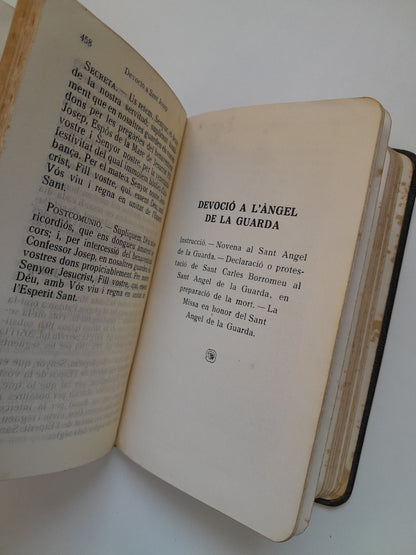 GUIA DEL CRISTIÀ. DEVOCIONARI POPULAR DE CATALUNYA (FOMENT DE PIETAT CATALANA, 1925)