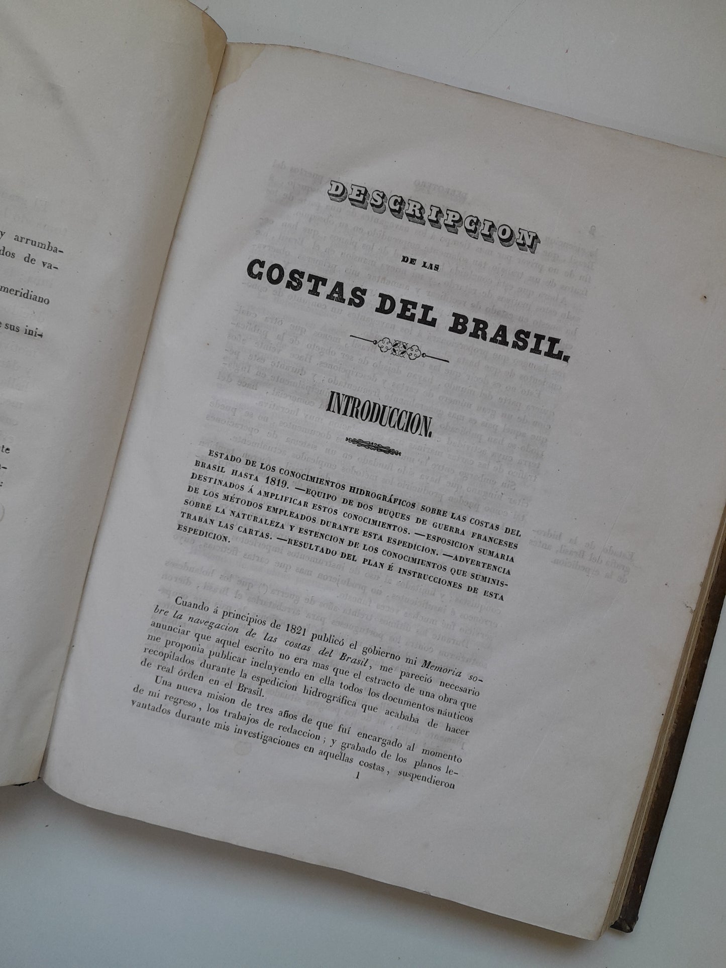 DERROTERO DE LAS COSTAS DE LA AMÉRICA MERIDIONAL - JUAN DON Y CARBONELL (IMP. A. ALBERT, 1844)