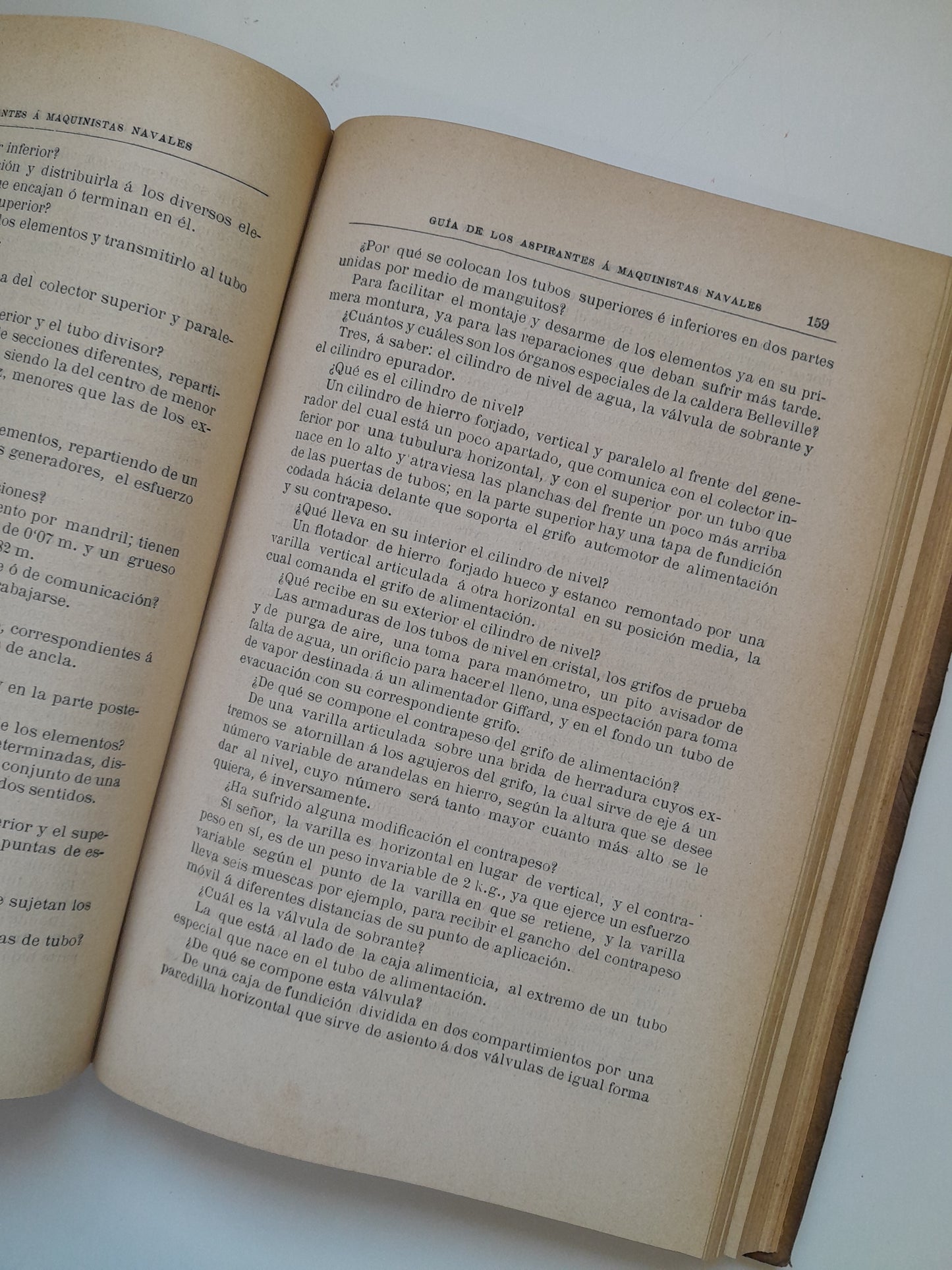 GUÍA DE LOS ASPIRANTES A MAQUINISTAS NAVALES - SANTIAGO BARRERA Y BODET (TIP. CASA PROVINCIAL DE CARIDAD, 1892)