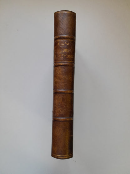 LLIBRE DE MEMORIES - ESTEVE SUÑOL (LIB. FRANCESC PUIG, 1903)