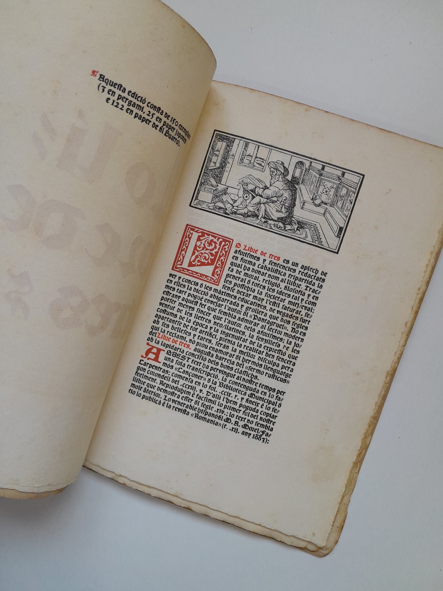 LO LIBRE DE TRES. RECULL DE TEXTOS CATALANS ANTICS (TIP. LA ACADÈMIA, 1907)