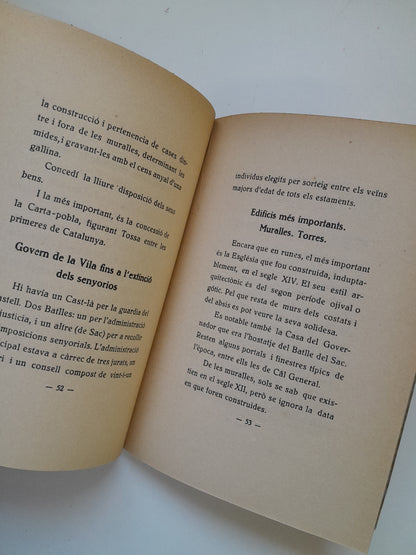 TOSSA. CONCURS GEOGRÀFIC-HISTÒRIC-ARQUEOLÒGIC LOCAL - I. MELÉ (BLANDONIA, 1926)