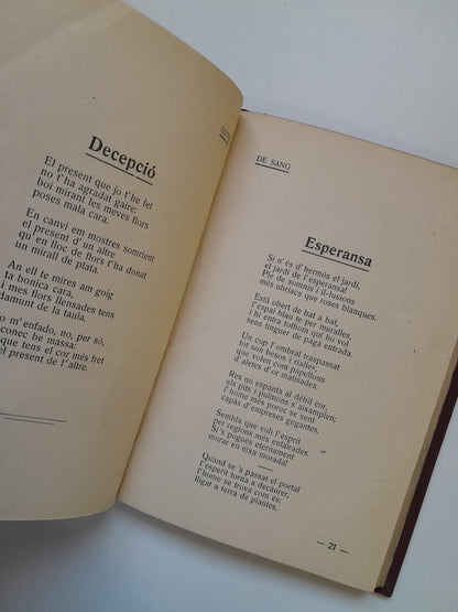 GOTES DE SANG - JOSEP FRADERA (IMP. VIDA CATALANA, 1916)