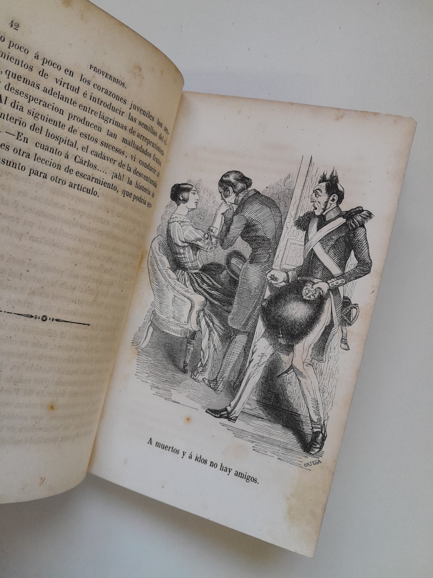 LOS CIEN PROVERBIOS O LA SABIDURÍA DE LAS NACIONES - FRANCISCO F. VILLABRILLE (TIP. FRANCISCO DE PAULA MELLADO, c.1870)