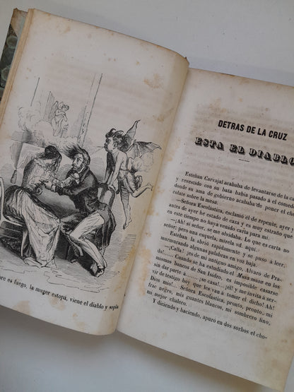 LOS CIEN PROVERBIOS O LA SABIDURÍA DE LAS NACIONES - FRANCISCO F. VILLABRILLE (TIP. FRANCISCO DE PAULA MELLADO, c.1870)