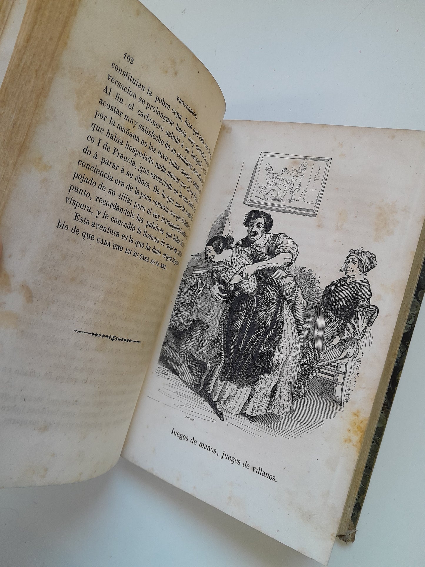 LOS CIEN PROVERBIOS O LA SABIDURÍA DE LAS NACIONES - FRANCISCO F. VILLABRILLE (TIP. FRANCISCO DE PAULA MELLADO, c.1870)