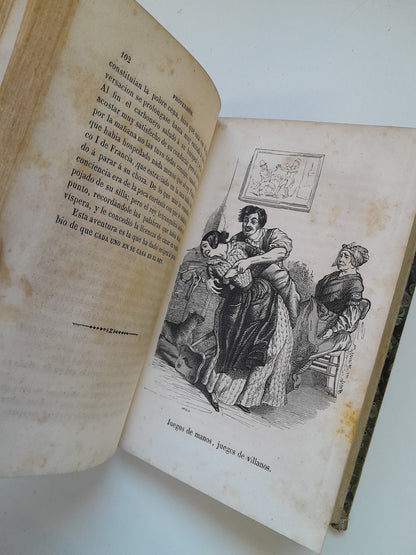 LOS CIEN PROVERBIOS O LA SABIDURÍA DE LAS NACIONES - FRANCISCO F. VILLABRILLE (TIP. FRANCISCO DE PAULA MELLADO, c.1870)
