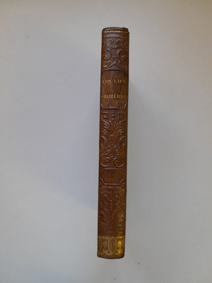 LOS CIEN PROVERBIOS O LA SABIDURÍA DE LAS NACIONES - FRANCISCO F. VILLABRILLE (TIP. FRANCISCO DE PAULA MELLADO, c.1870)