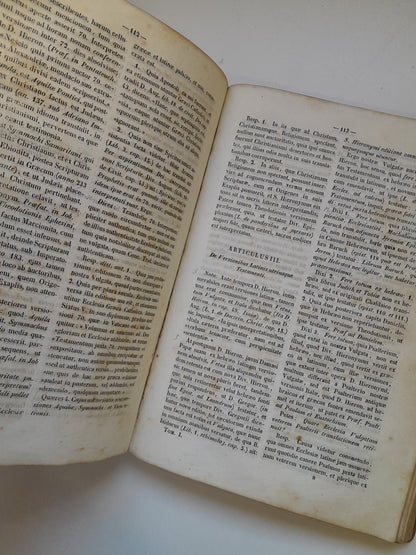 THEOLOGIA UNIVERSA - ANTONINO MONESCILLO (COMPLETA 3 TOMOS) (TIP. M. DIAZ, 1848)