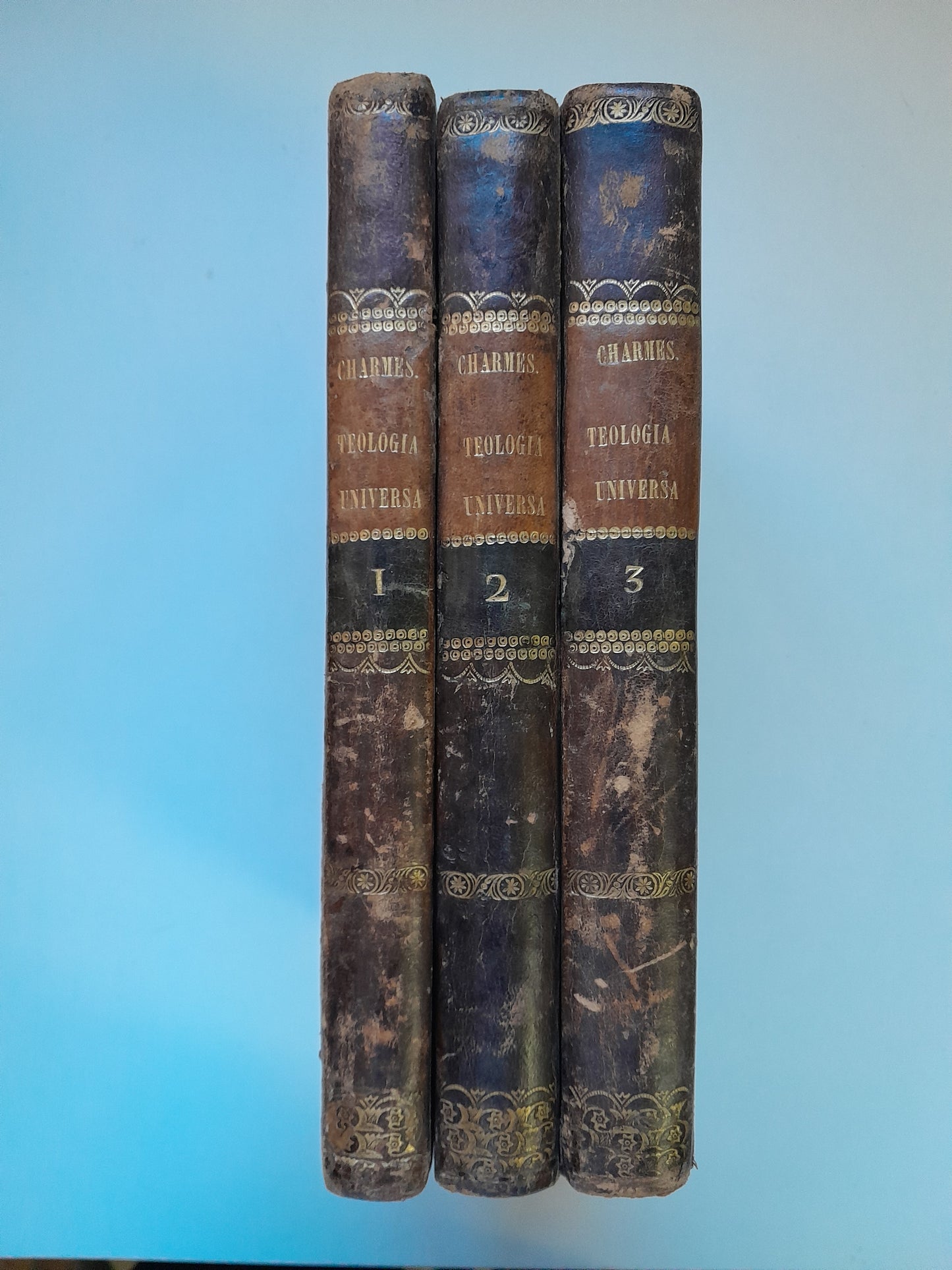 THEOLOGIA UNIVERSA - ANTONINO MONESCILLO (COMPLETA 3 TOMOS) (TIP. M. DIAZ, 1848)