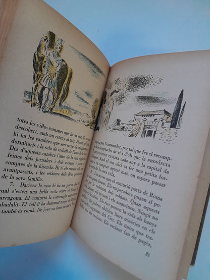 HISTÒRIA. PRIMERES LECTURES - ENRIC BAGUÉ I JAUME VICENS (EDITORIAL PEDAGÒGICA, 1936)