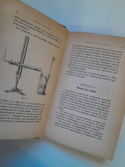 AUTODIDAXIS DE QUÍMICA PRÁCTICA - JOAQUÍN MARÍA DE BARNOLA (ED. MANUEL MARÍN, 1913)
