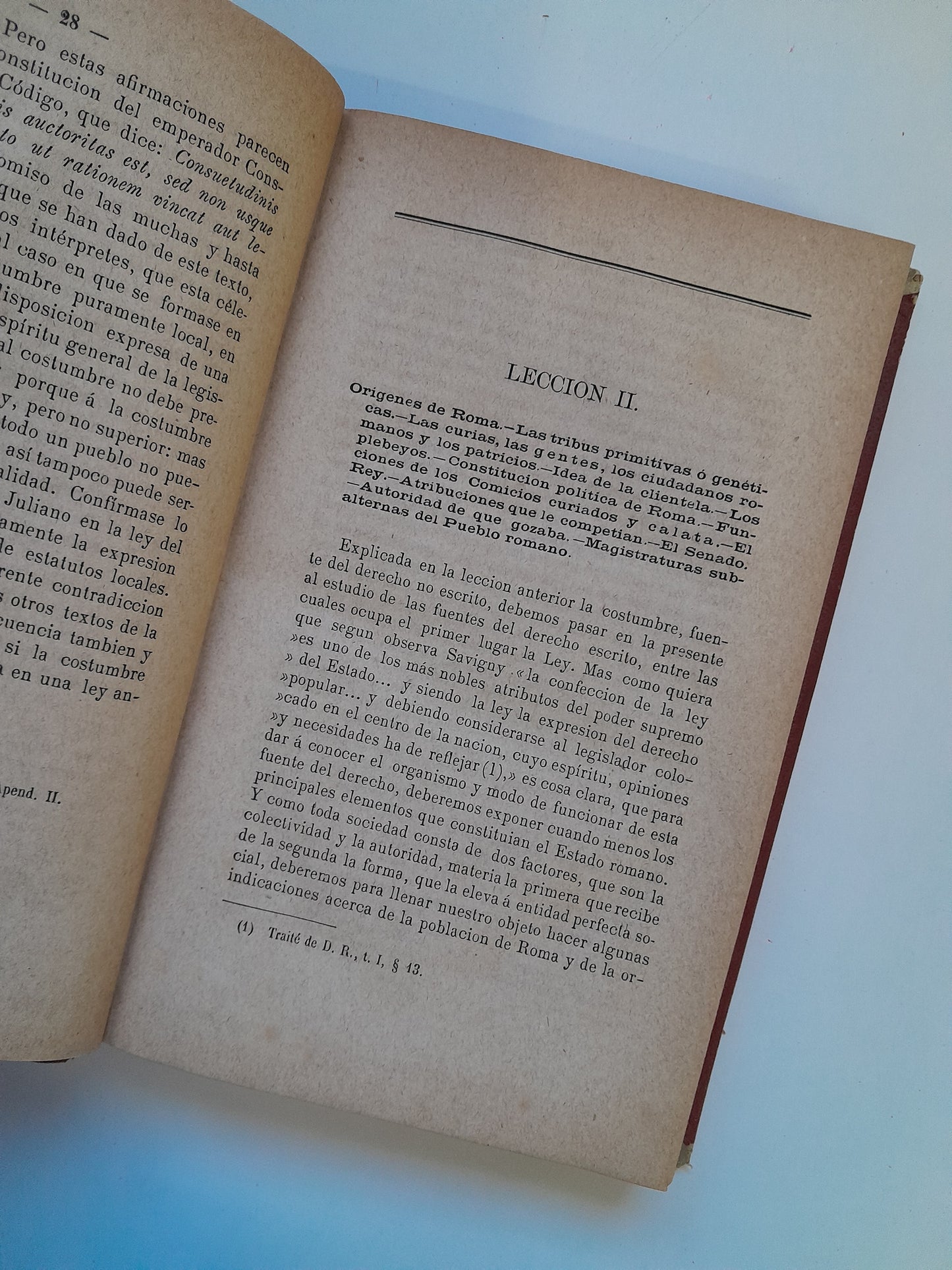 HISTORIA EXTERNA DEL DERECHO ROMANO - ANTONIO JOSÉ POU Y ORDINAS (IMP. VIUDA E HIJOS DE J. SUBIRANA, 1884)