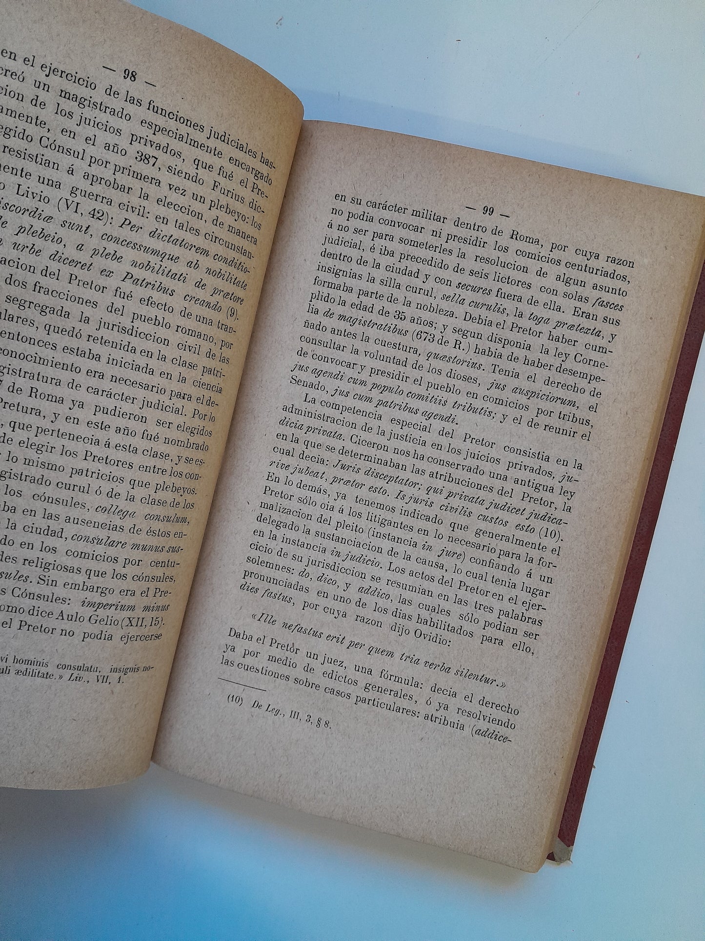 HISTORIA EXTERNA DEL DERECHO ROMANO - ANTONIO JOSÉ POU Y ORDINAS (IMP. VIUDA E HIJOS DE J. SUBIRANA, 1884)