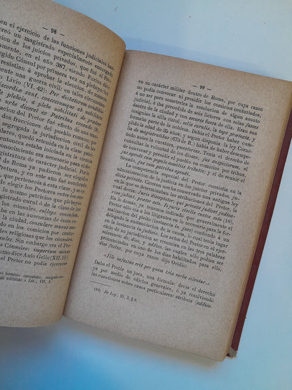 HISTORIA EXTERNA DEL DERECHO ROMANO - ANTONIO JOSÉ POU Y ORDINAS (IMP. VIUDA E HIJOS DE J. SUBIRANA, 1884)