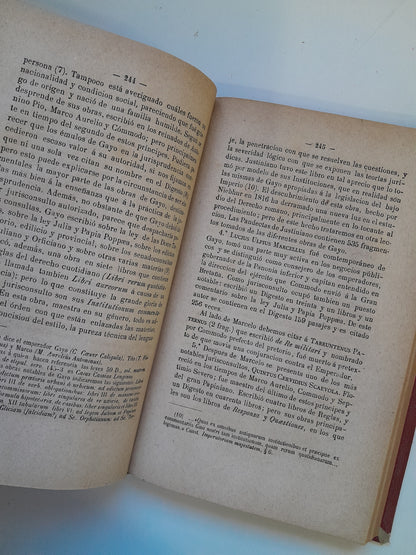 HISTORIA EXTERNA DEL DERECHO ROMANO - ANTONIO JOSÉ POU Y ORDINAS (IMP. VIUDA E HIJOS DE J. SUBIRANA, 1884)