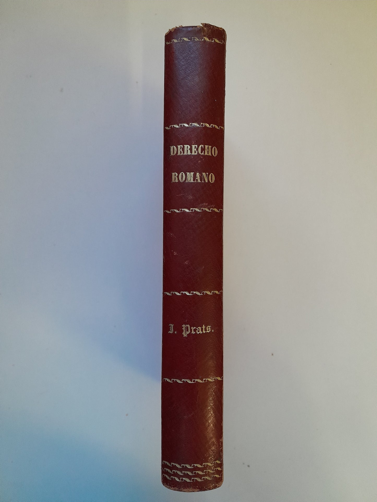 HISTORIA EXTERNA DEL DERECHO ROMANO - ANTONIO JOSÉ POU Y ORDINAS (IMP. VIUDA E HIJOS DE J. SUBIRANA, 1884)