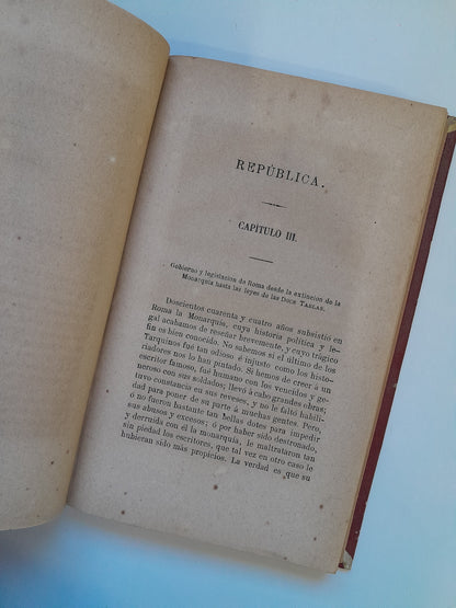 HISTORIA DE LA LEGISLACIÓN ROMANA - JOSÉ MARÍA ANTEQUERA (IMP. R. P. INFANTE, 1876)