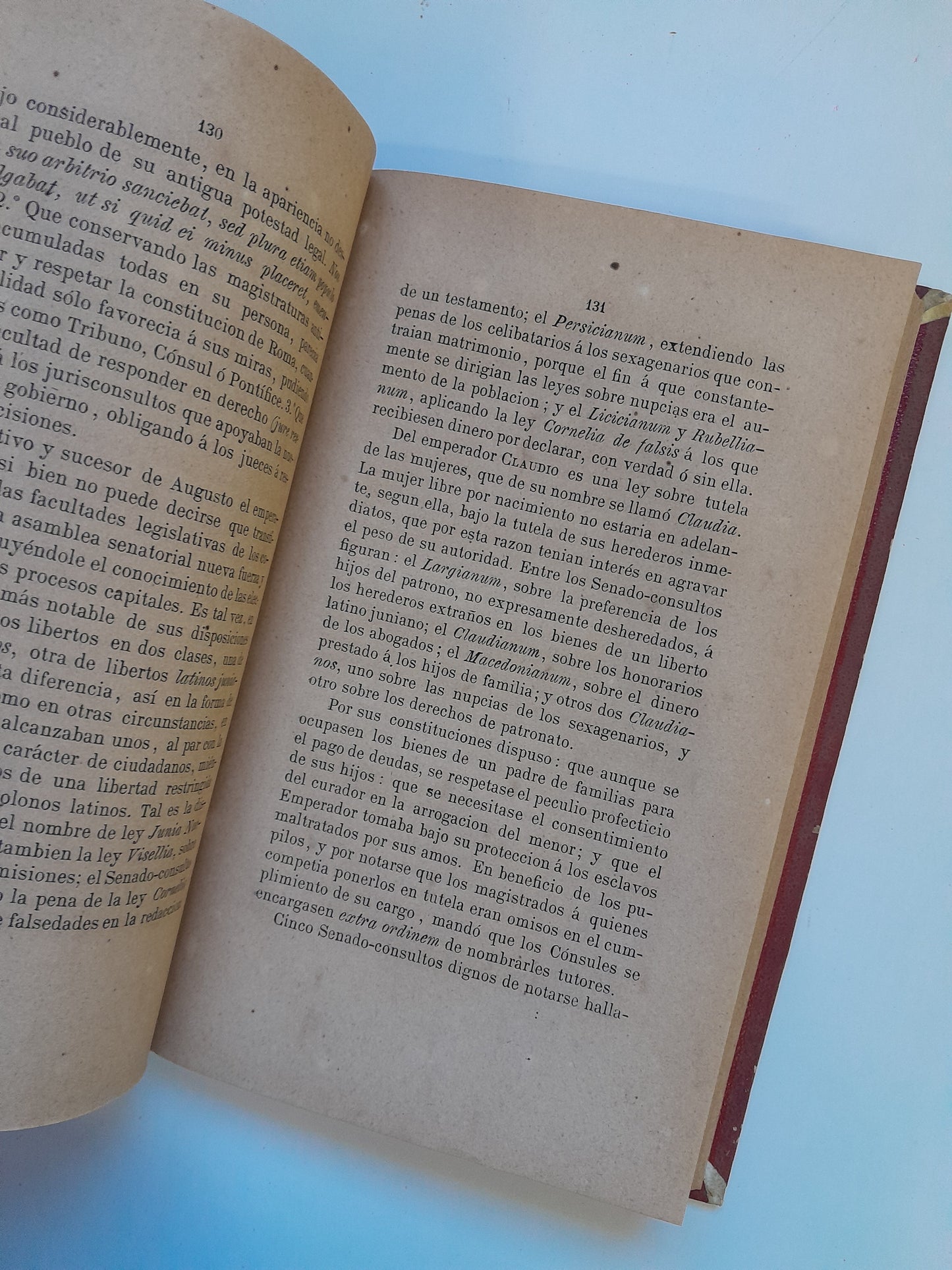 HISTORIA DE LA LEGISLACIÓN ROMANA - JOSÉ MARÍA ANTEQUERA (IMP. R. P. INFANTE, 1876)