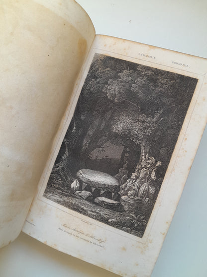 PANORAMA UNIVERSAL. HISTORIA DE LA ALEMANIA (COMPLETA 2 TOMOS) - PH. LE BAS (IMP. DEL NACIONAL, 1841)