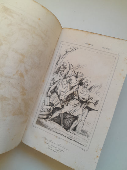 PANORAMA UNIVERSAL. HISTORIA DE LA ALEMANIA (COMPLETA 2 TOMOS) - PH. LE BAS (IMP. DEL NACIONAL, 1841)