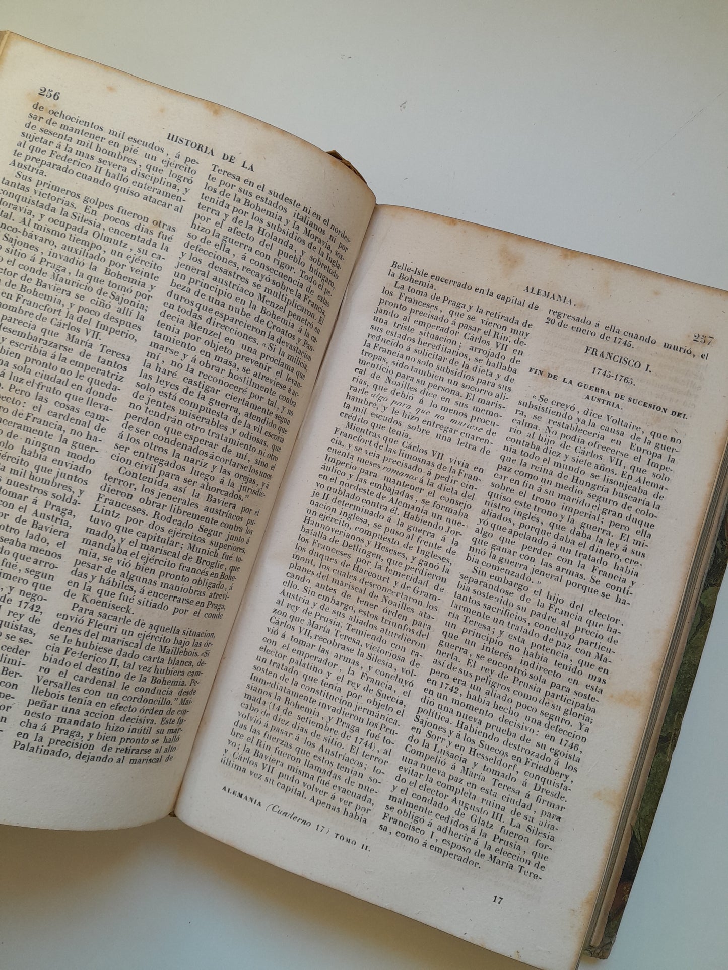 PANORAMA UNIVERSAL. HISTORIA DE LA ALEMANIA (COMPLETA 2 TOMOS) - PH. LE BAS (IMP. DEL NACIONAL, 1841)