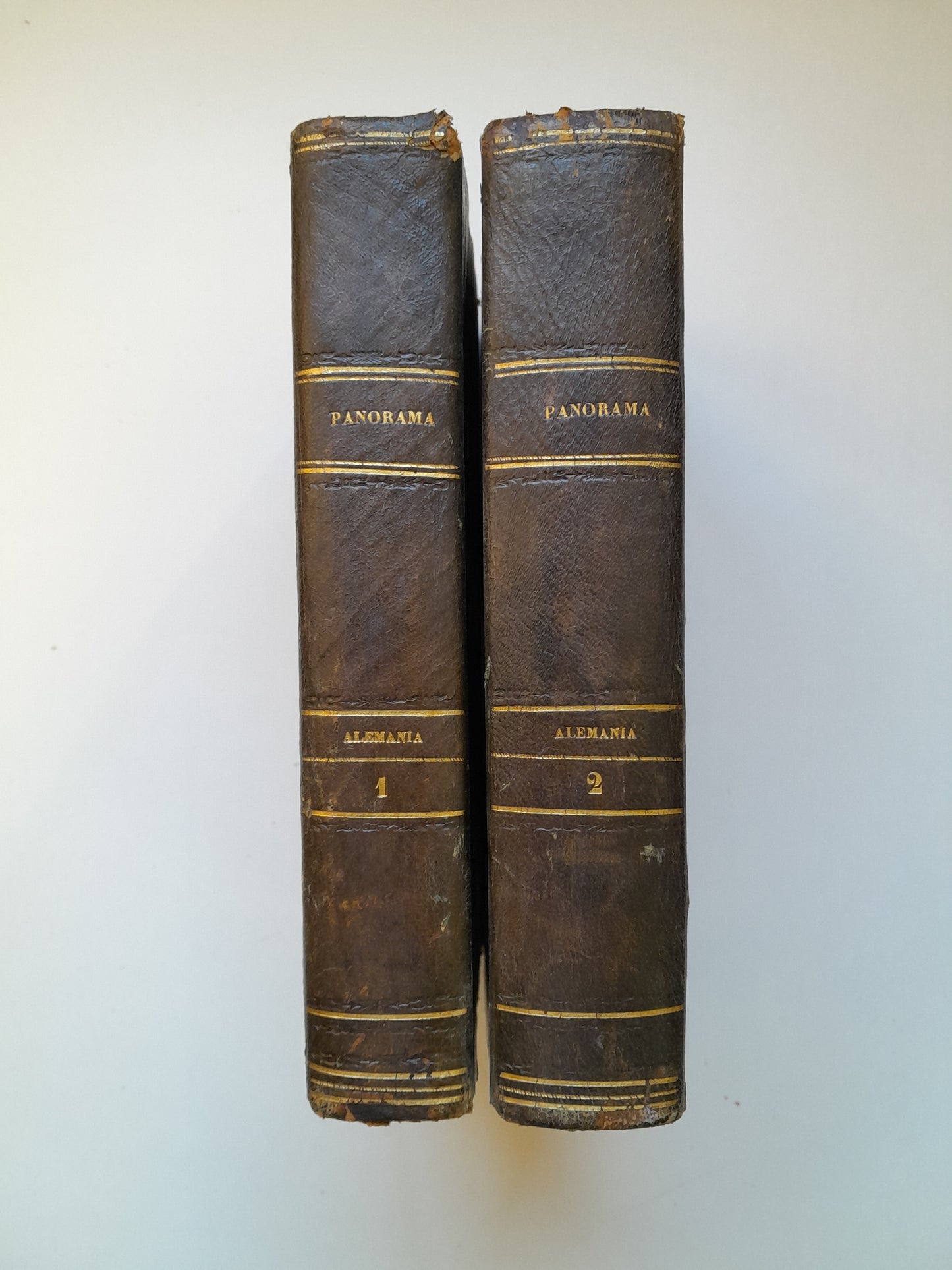 PANORAMA UNIVERSAL. HISTORIA DE LA ALEMANIA (COMPLETA 2 TOMOS) - PH. LE BAS (IMP. DEL NACIONAL, 1841)