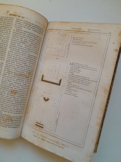 PANORAMA UNIVERSAL. HISTORIA DE LA PALESTINA O TIERRA SANTA - VV. AA. (IMP. A. FREXAS, 1850)