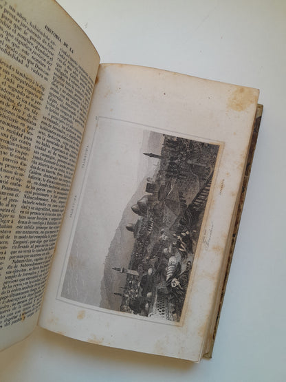 PANORAMA UNIVERSAL. HISTORIA DE LA PALESTINA O TIERRA SANTA - VV. AA. (IMP. A. FREXAS, 1850)